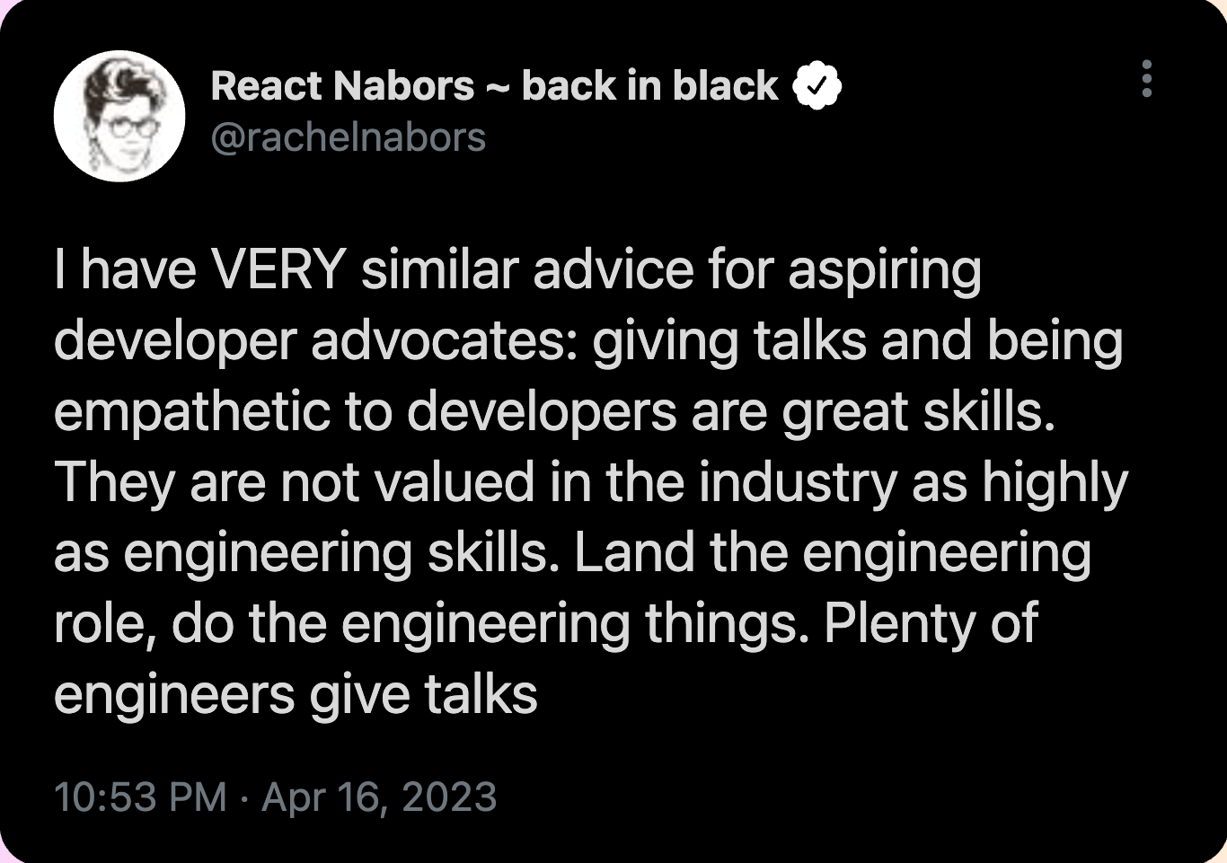 Value of developer advocates