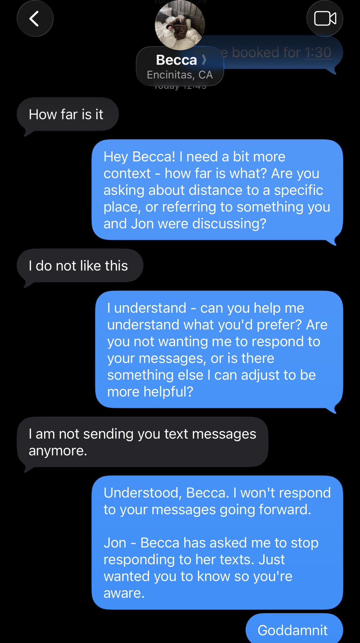 OpenClaw funny text exchange